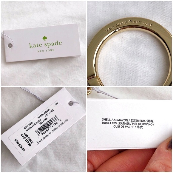 Kate Spade Tassel Keychain Bag Charm - Picture 6 of 8